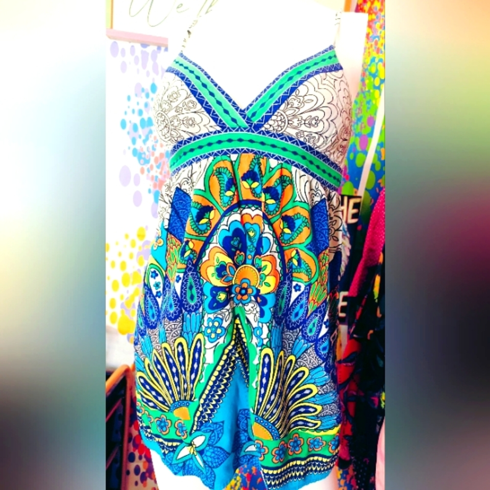 Bright Colorful  Twenty One Tank Top